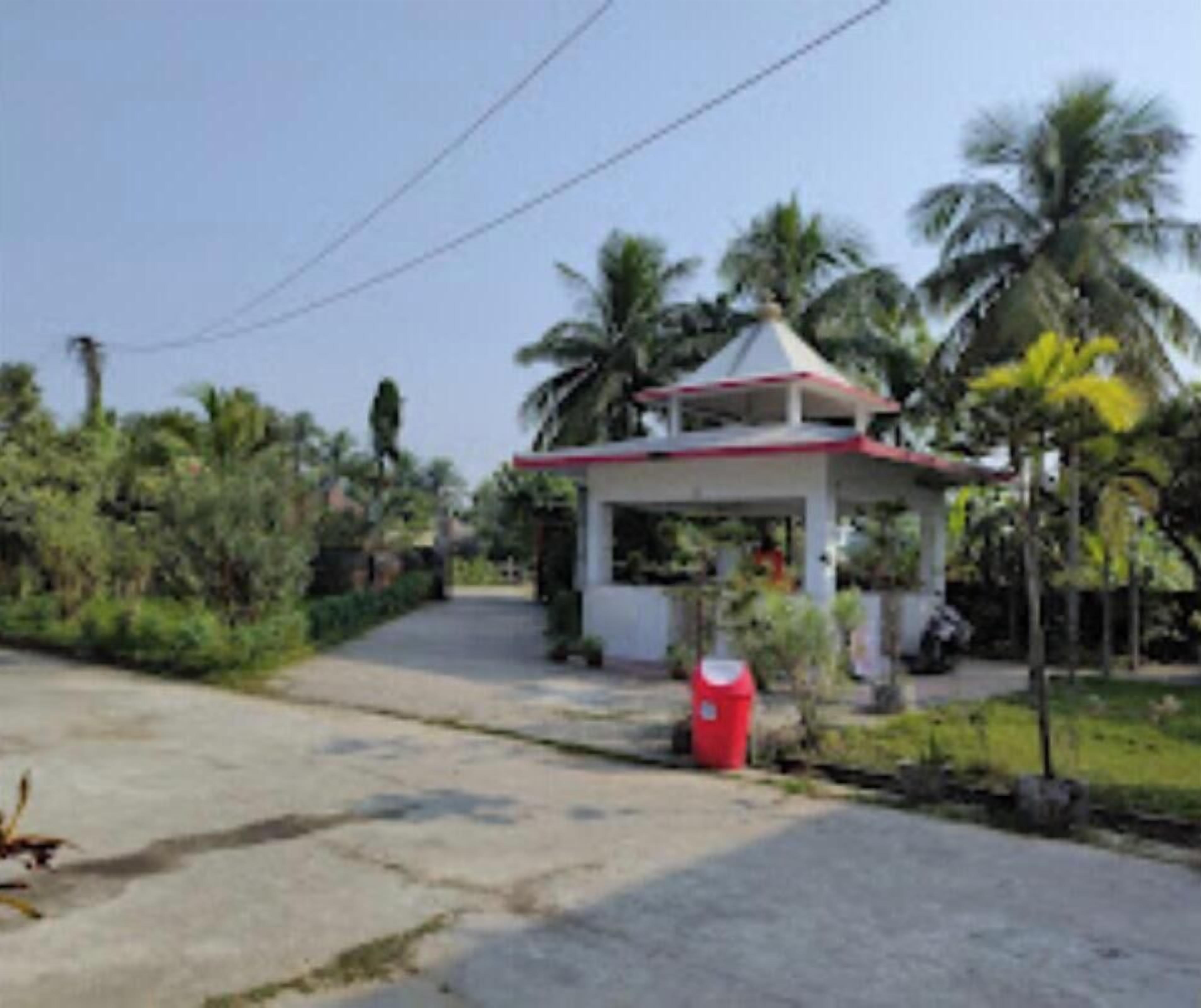 Façana frontal de l'allotjament