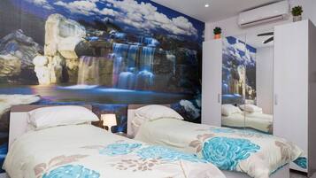 2 soveværelser, pengeskab på værelset, strygejern/strygebræt, Wi-Fi