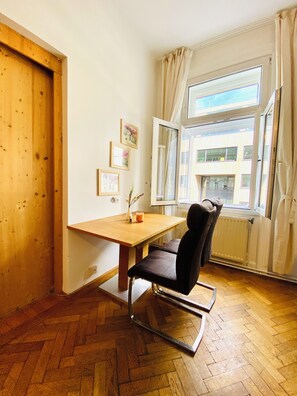 Basic-Apartment | Ausblick vom Zimmer