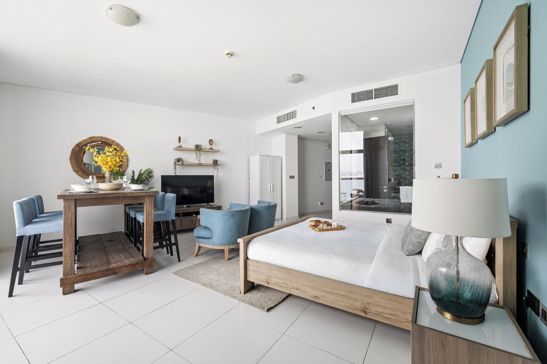 Luxury-Studio, Balkon, Strandblick