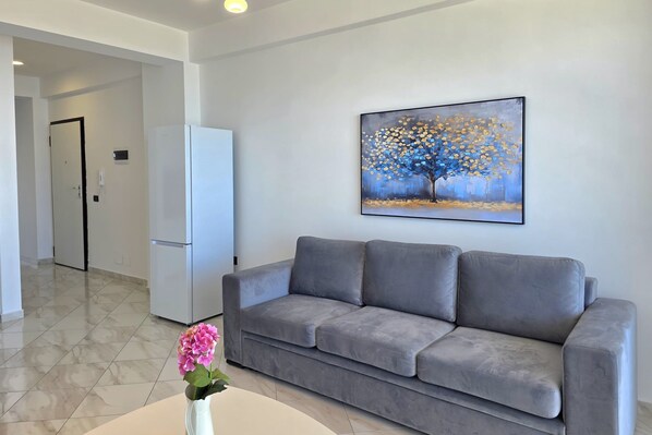 Family Apartment, Multiple Bedrooms, Sea Facing (Brisa Del Mar Beachfront Apartment) | Living area - Brisa Del Mar Beachfront Apartment 115 (Rrashbull)