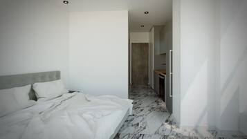 Economy Studio | In-room safe, soundproofing, free WiFi