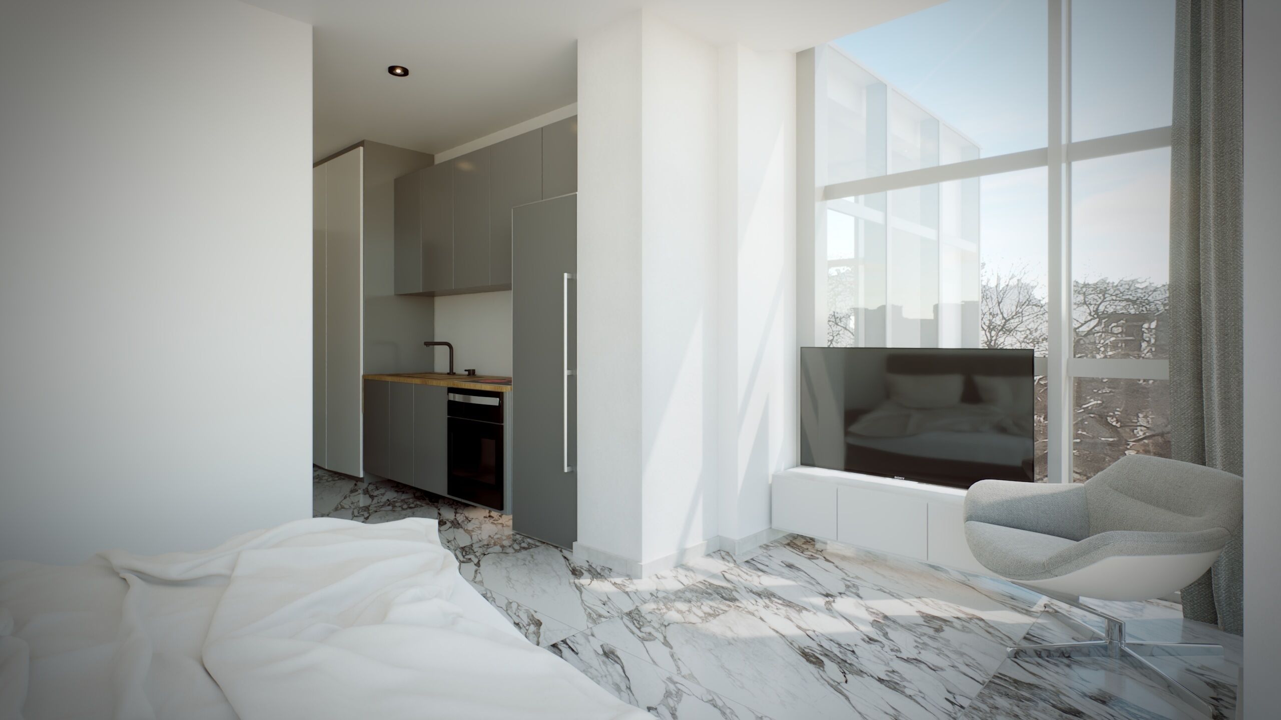 Studio – superior | Safe på rommet, lydisolert og wi-fi (inkludert)