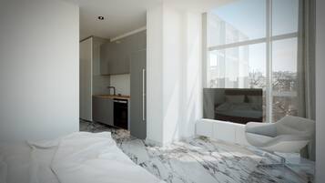 Superior Studio | In-room safe, soundproofing, free WiFi