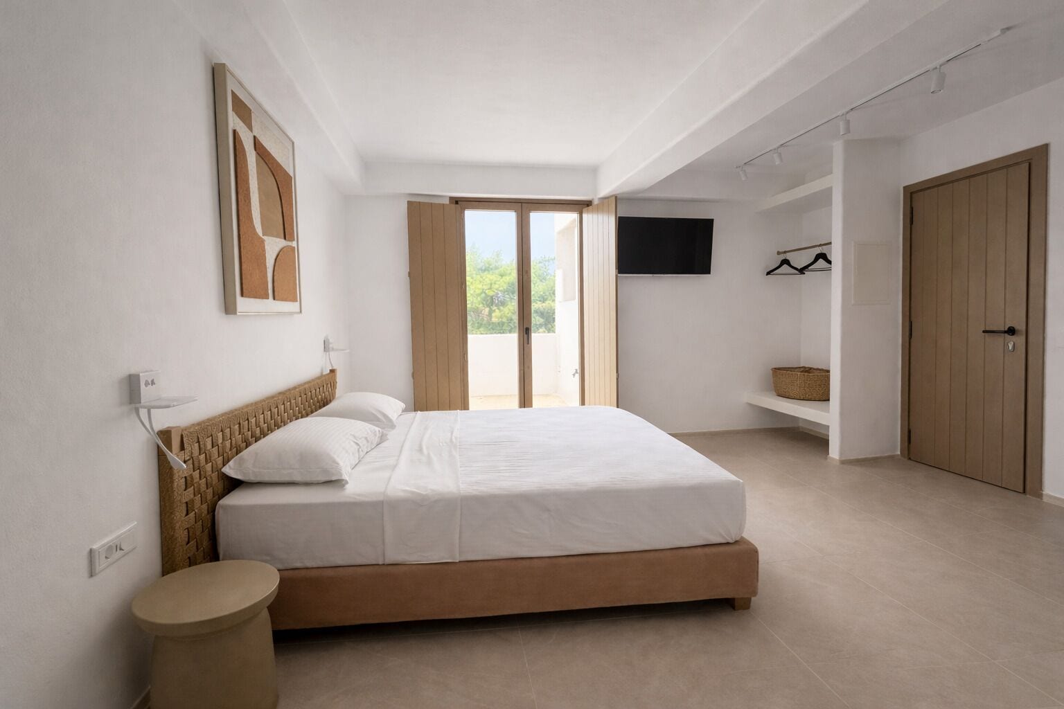 Chambre Deluxe Double ou avec lits jumeaux, balcon, vue jardin | Chambres insonorisées, Wi-Fi gratuit