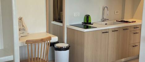 Luksushuoneisto, parveke, näköala puutarhaan | Äänieristys, ilmainen Wi-Fi