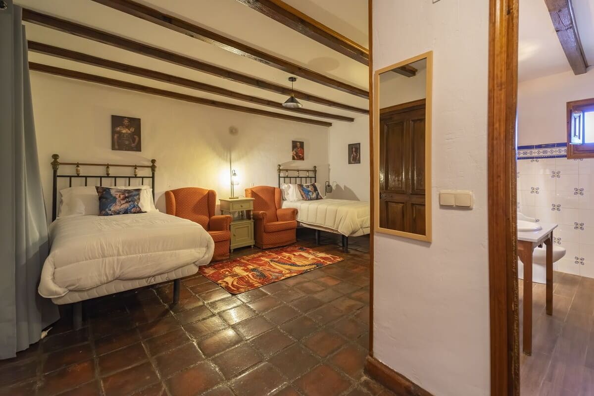 Chambre avec lits jumeaux