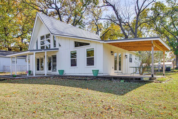 House (2 Bedrooms) | Front of property - Walk to Grand Lake: Family Escape in Afton! (Afton)