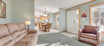 다운타운 로체스터까지 8마일: 데크가 있는 평화로운 집