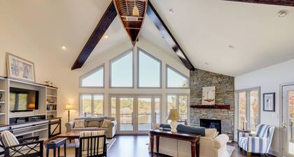 Hot Tub, Game Room! Lakefront Hickory Family Haven