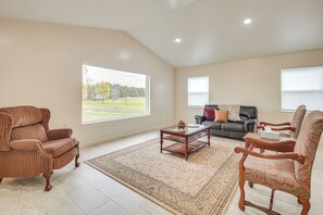 Front of property - Ski, Fish & Unwind: Peaceful Lake Champlain Home! (West Chazy)