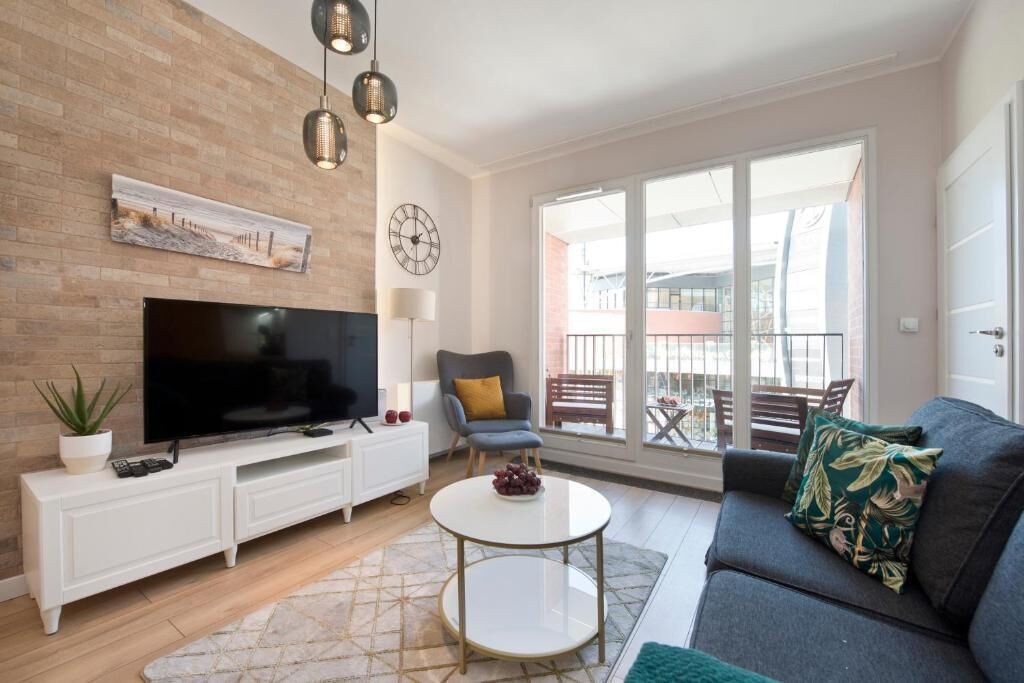 Apartament typu Comfort 75 | Lydisolert, strykejern/-brett og wi-fi (inkludert)