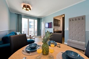 Apartament typu Comfort 85 | Kedap suara, setrika/meja setrika, dan Wi-Fi gratis