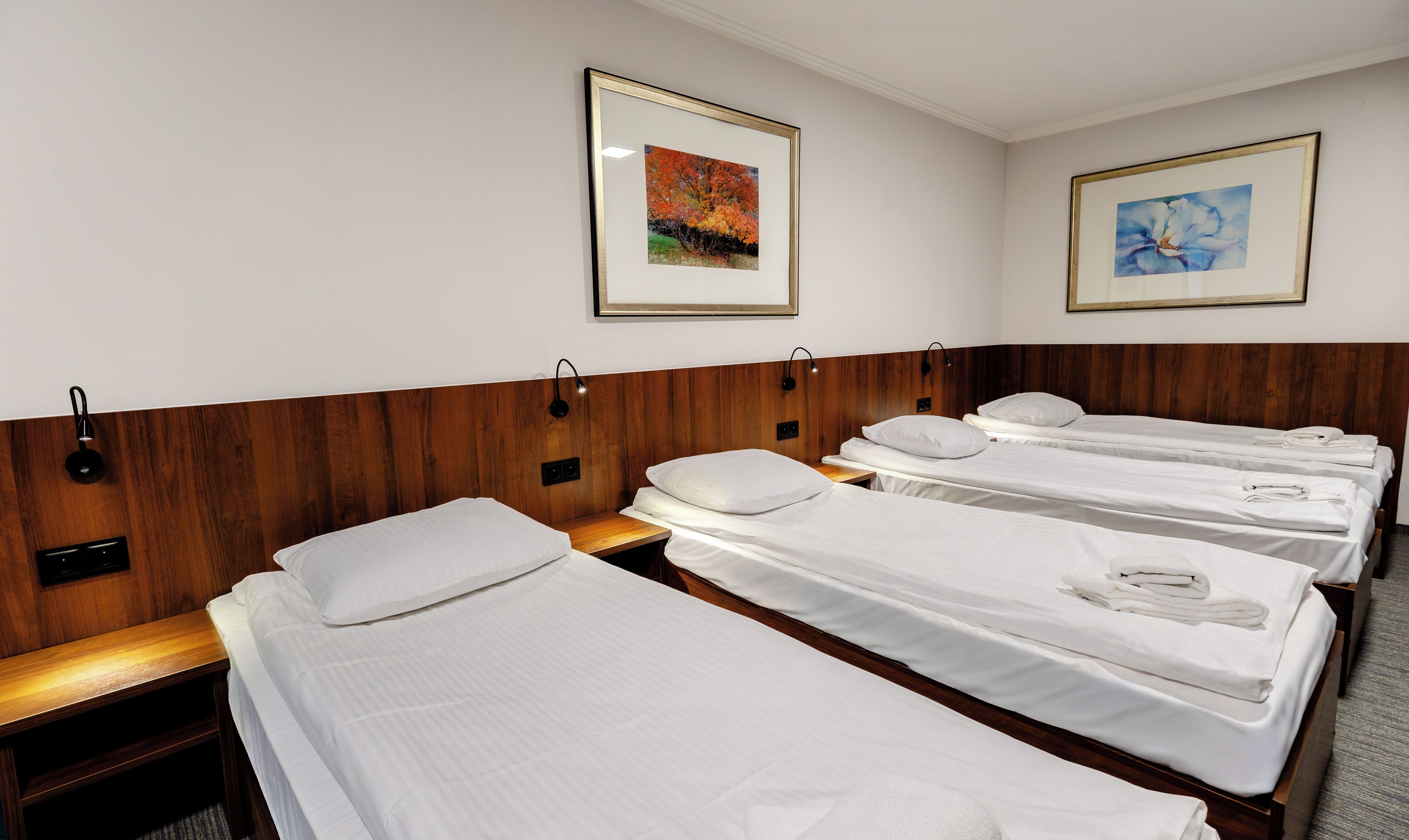 Quadruple Room, Kitchenette | Desk, laptop workspace, blackout drapes, iron/ironing board