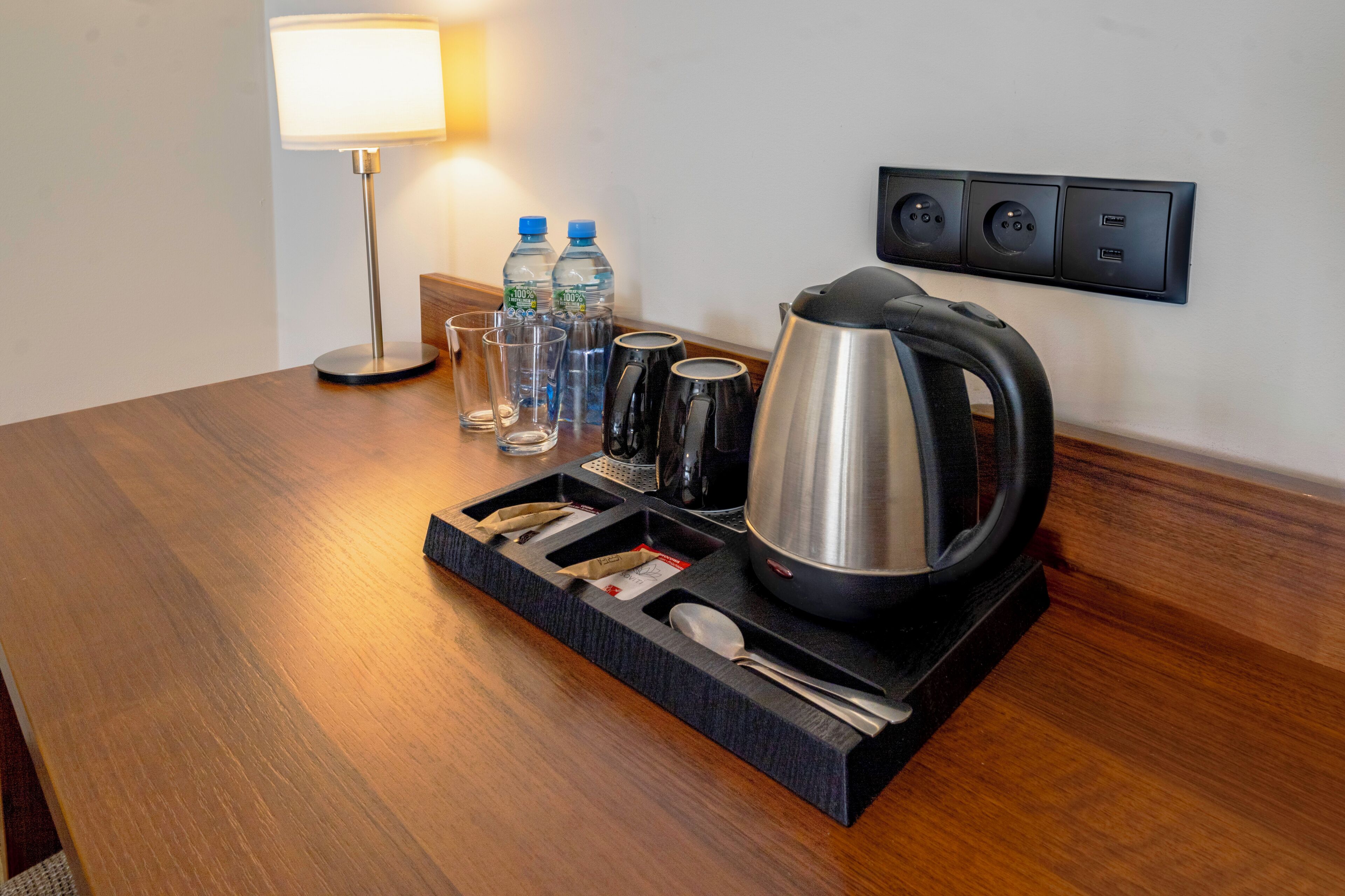 Standard Double Room | Living area | 20-inch plasma TV with satellite channels