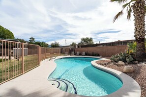 Pool - Cozy 3BR Home with Mtn Views & Pool, Near Trails (Tucson)