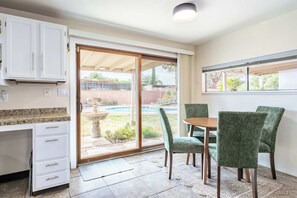 Dining - Cozy 3BR Home with Mtn Views & Pool, Near Trails (Tucson)