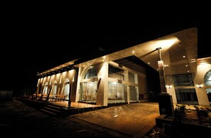 Voorkant van accommodatie