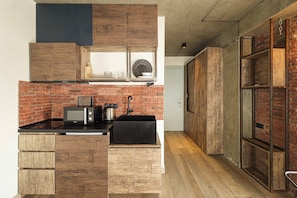 Fridge, microwave, stovetop, toaster - Studio near Gondola in New Gudauri by Wehost (Gudauri)