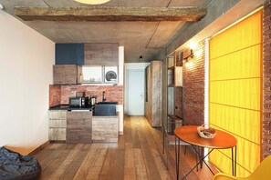 Fridge, microwave, stovetop, toaster - Studio near Gondola in New Gudauri by Wehost (Gudauri)