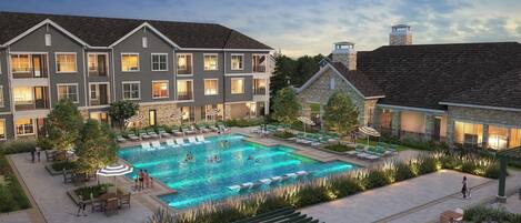 Piscine extérieure (ouverte en saison), chaises longues