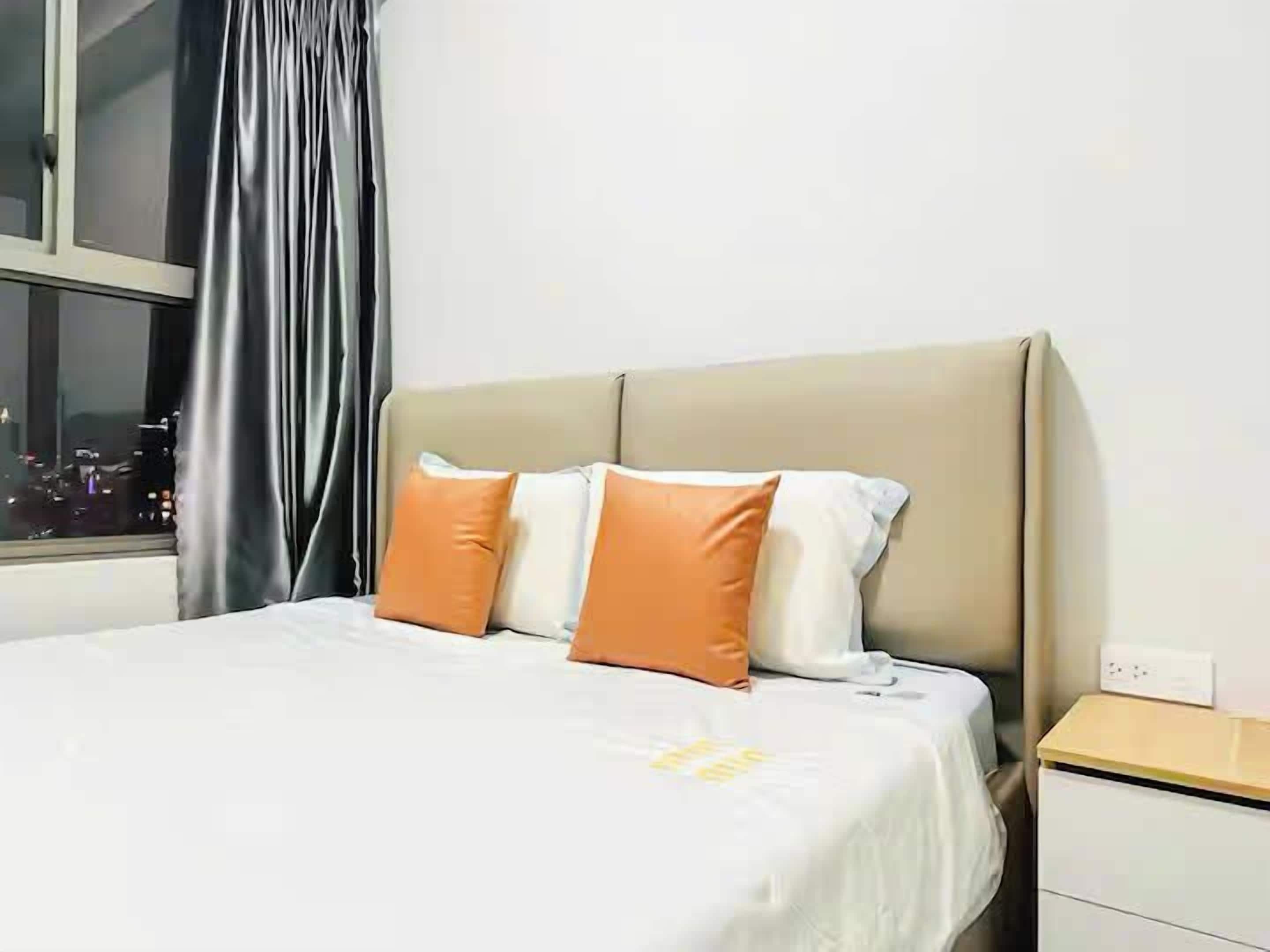 プレジデンシャル スイート 2 ベッドルーム クラブラウンジ利用可 シティビュー | エジプト綿のシーツ、高級寝具、羽毛の掛け布団、セレクト コンフォート製ベッド