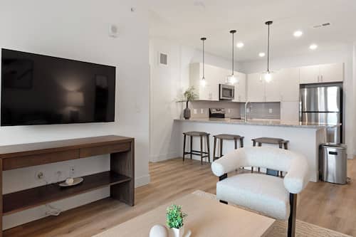 Apartment (1 Bedroom) | Living area