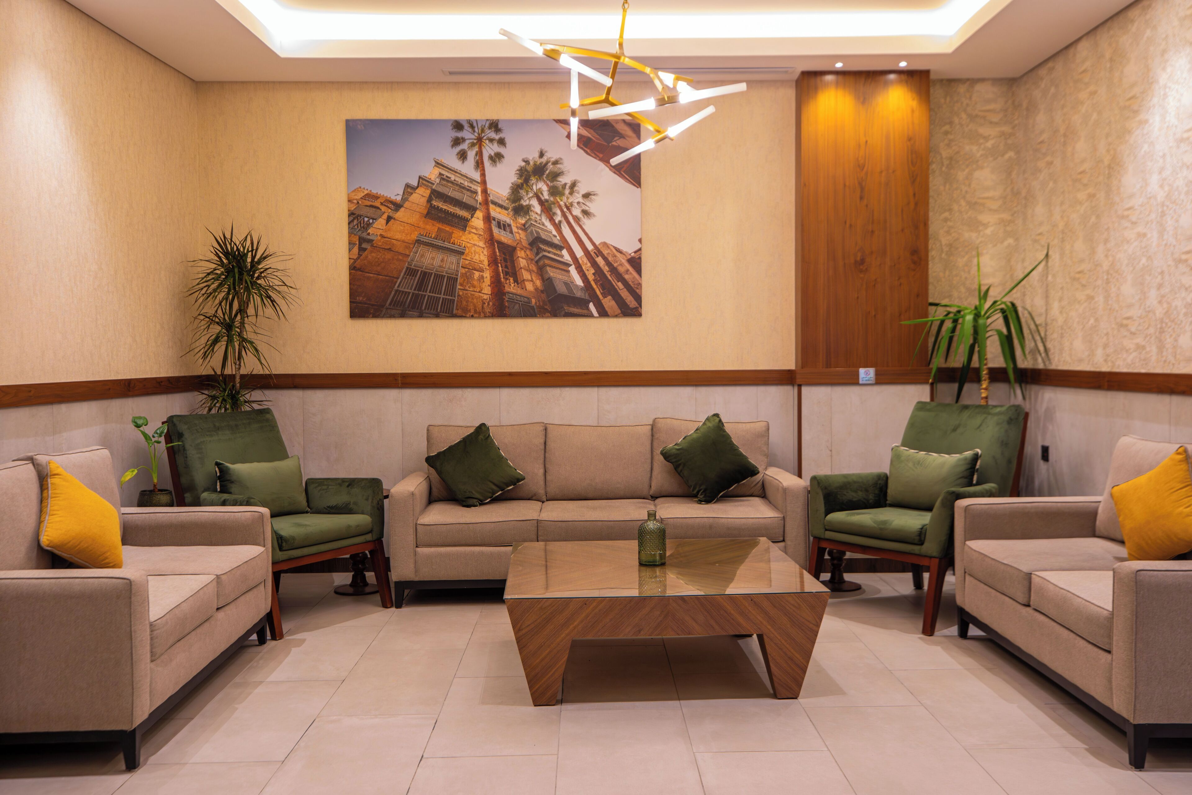 Lobby sitting area