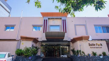 Façade de l’hébergement