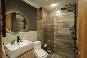 Shower, hair dryer - Cozy Gudauri Studio with Balcony - By Wehost (Gudauri)