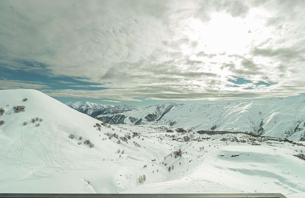 Blick von der Unterkunft