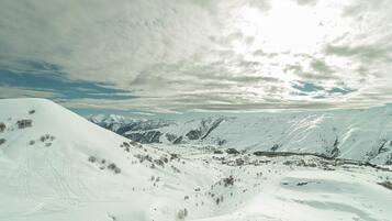 Blick von der Unterkunft