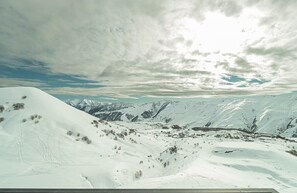 Blick von der Unterkunft