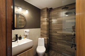 Shower, hair dryer, towels - Wehost - Cozy Studio Apartment In Gudauri (Gudauri)