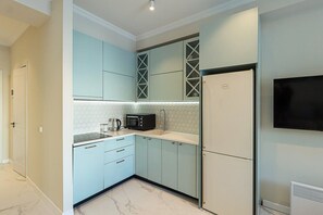 Private kitchen - Apartment Alpic 204- Near Ski Lift - By Wehost (Gudauri)