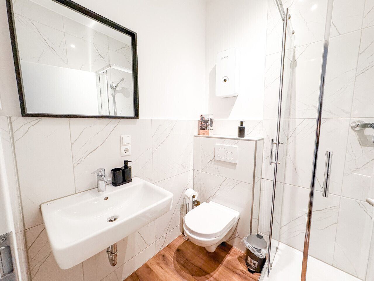 Haartrockner, Handtücher