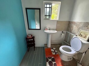 Towels, soap, toilet paper