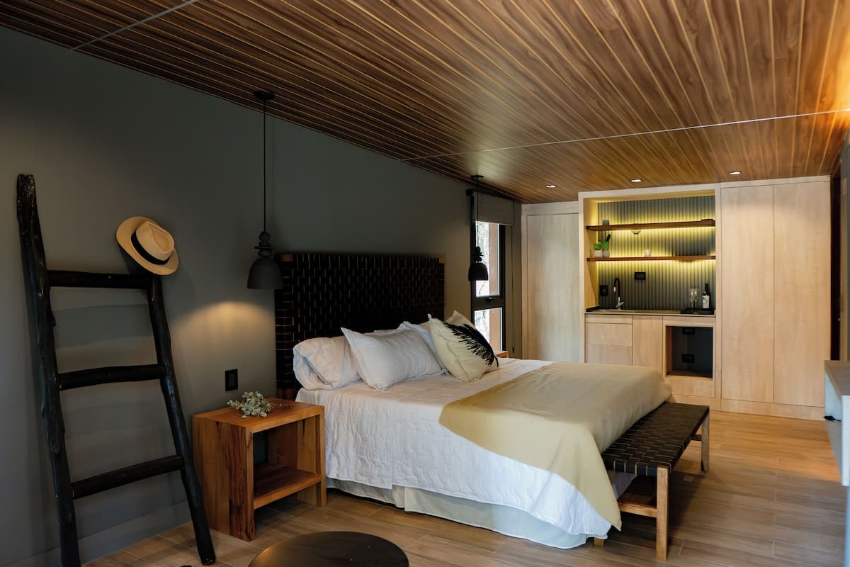 Suite, balcon, vue lagon