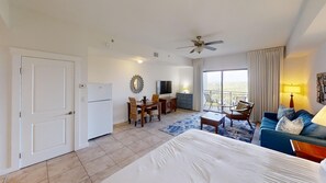 Iron/ironing board, free WiFi, bed sheets - Bright Beachside Studio w/ Balcony & Free round of Golf & Activities Daily! (Panama City Beach)
