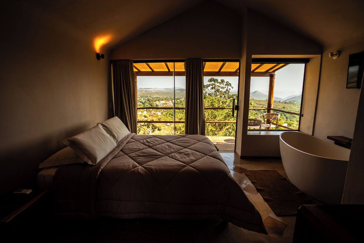 Bungalow Premium, lanai, vista montagna | Wi-Fi gratuito, lenzuola