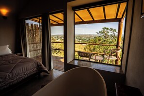 Bungalow Premium, lanai, vista montagna | Wi-Fi gratuito, lenzuola