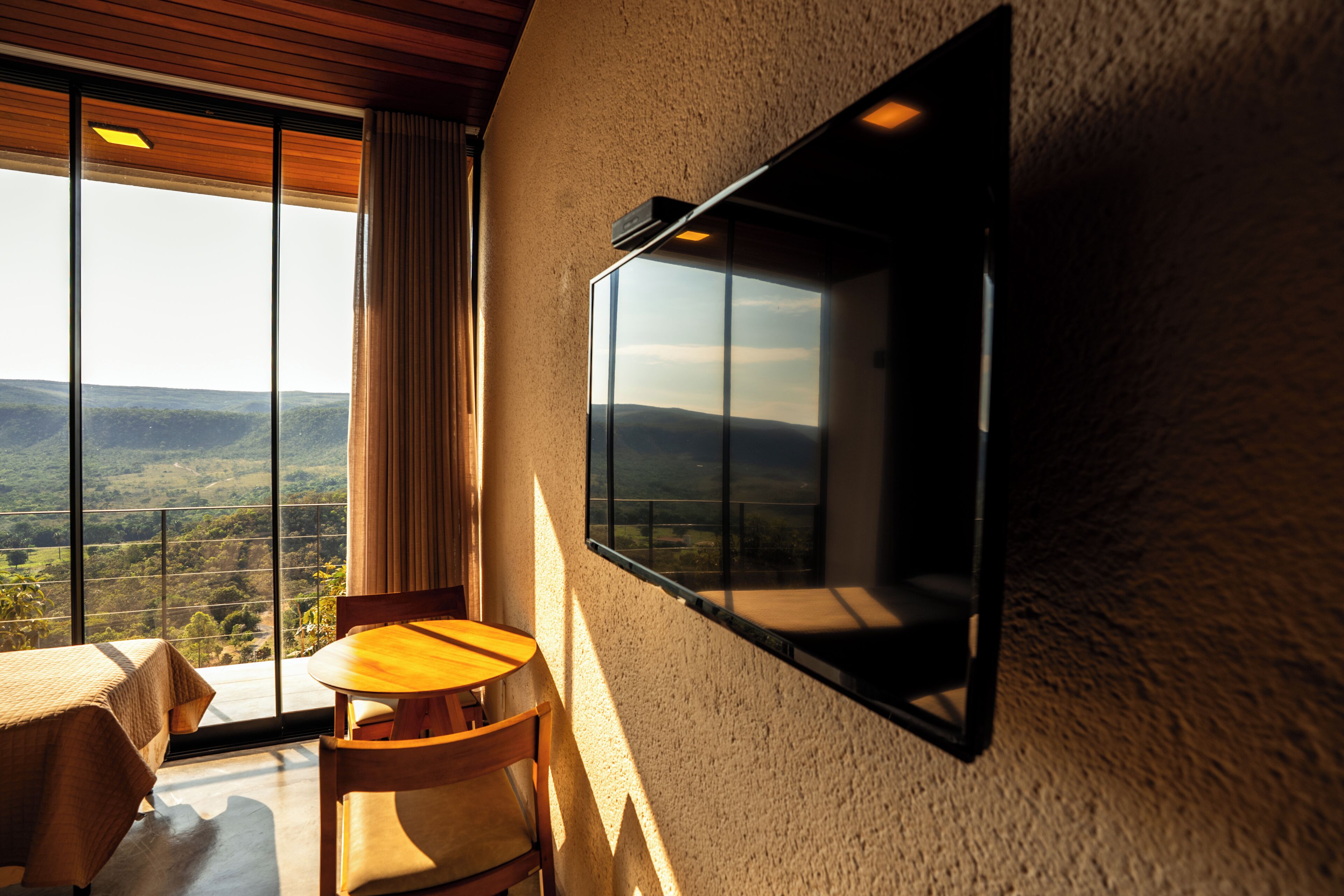 Chambre Triple Deluxe, véranda, vue montagne