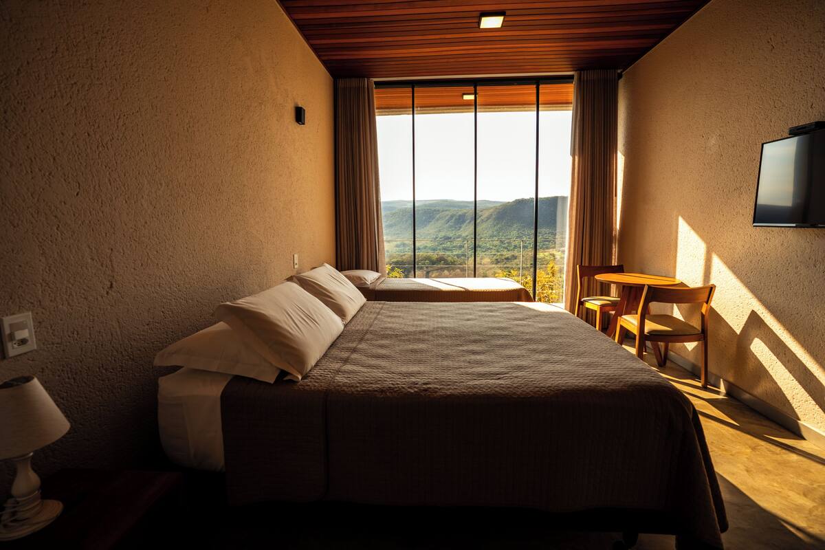 Tripla Deluxe, lanai, vista montagna | Wi-Fi gratuito, lenzuola