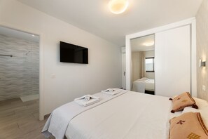 3 Schlafzimmer, Zimmersafe, kostenloses WLAN, Bettwäsche