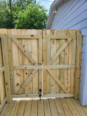 Enceinte de l’hébergement