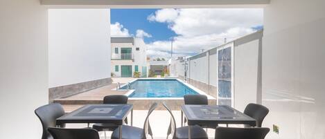 Basic-lejlighed | Udendørs spisemuligheder