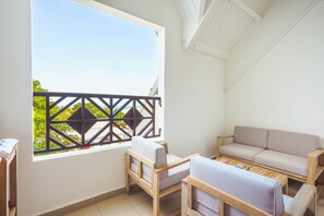 Interior - Charming duplex with sea view, swimming pool and close to the beach (Le Gosier)