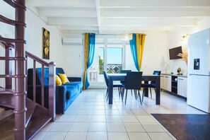 Interior - Charming duplex with sea view, swimming pool and close to the beach (Le Gosier)