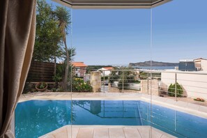 Pool - Pantanassa Villas - Villa Efterpe with Sea View (Agia Marina)
