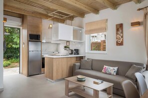 TV, offices - Pantanassa Villas - Villa Efterpe with Sea View (Agia Marina)